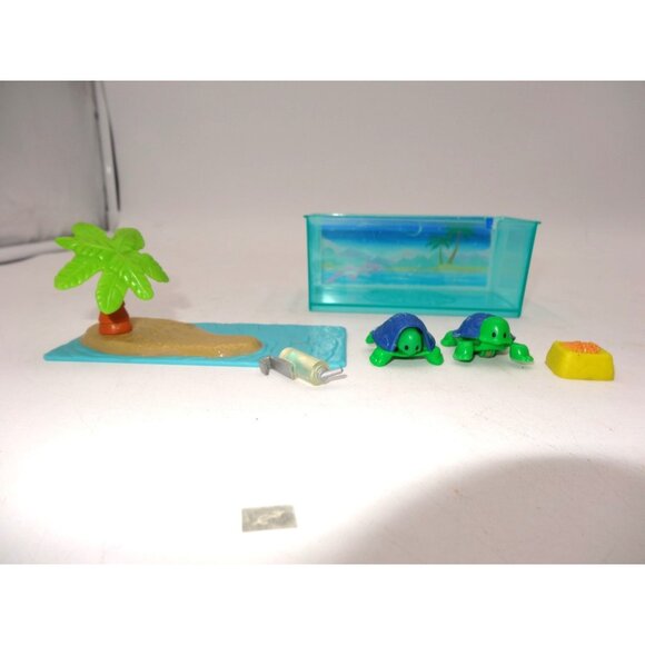 Littlest Pet Shop Toddling Turtles on Paradise Island by Kenner Vintage 1992 - Picture 1 of 16